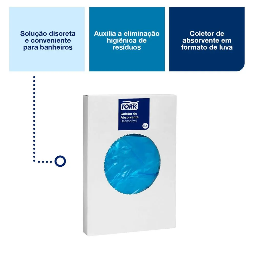 Coletor de Absorvente Descartável Tork — imagem 4